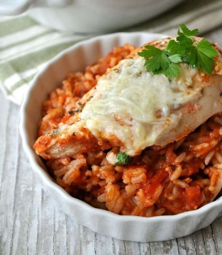 Easy One Pot Italian Chicken and Rice