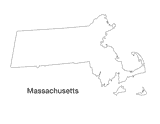 Massachusetts State Map