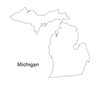 Michigan State Map