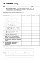 Self-Assessment: Listening