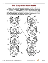 The Storyteller Math Masks
