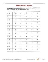 Match the Letters