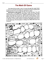 The Math Elf Game