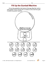 Fill Up the Gumball Machine