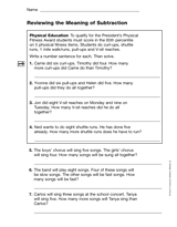 Reviewing the Meaning of Subtraction (Gr. 3)