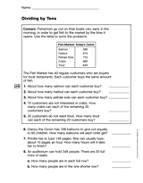 Dividing by Tens (Gr. 4)