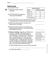 Subtracting (Gr. 4)