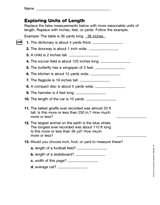 Exploring Units of Length (Gr. 4)