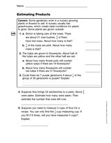 Fractions and Multiplication: Estimating Products (Gr. 5)