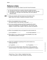 Probability: Patterns in Data (Gr. 6)