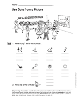 Use Data from a Picture (Gr. 1): Counting