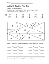 Add with Doubles Plus 1 (Gr. 1)