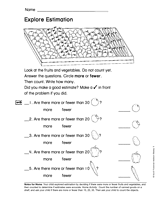 Explore Estimation (Gr. 1)