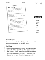 Force, Magnets, and Electricity: Family Activity