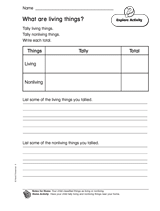 What Are Living Things? (Grade 1)