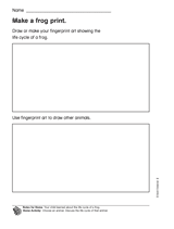 Make a Frog Print