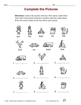 Complete the Pictures
