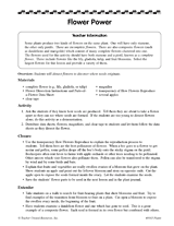 Flower Power Science Activity