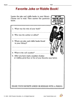 Favorite Joke or Riddle Book!