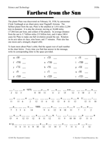 Farthest from the Sun: Pluto