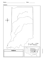 Map of Indiana