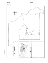Map of Missouri
