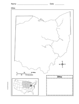 Map of Ohio