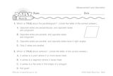 Math Warm-Up 107 for Gr. 5 & 6: Measurement & Geometry