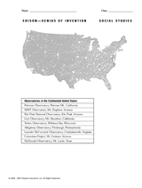 Observatories in the Continental United States