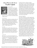 Mercy Watson to the Rescue Teacher's Guide