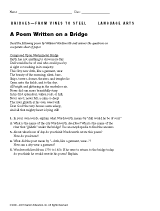 A Poem Written on a Bridge