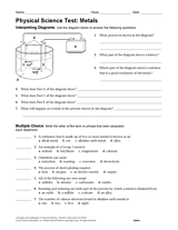 Physical Science Test: Metals