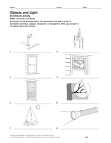 Activity: Objects and Light