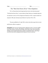 "The Man from Snowy River" Adaptation