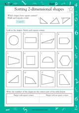 Sorting 2-Dimensional Shapes II