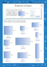 Perimeters of Squares and Rectangles II (Grade 4)