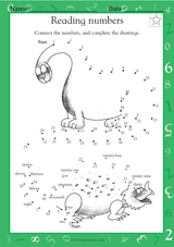 Reading Numbers Dot-to-Dot