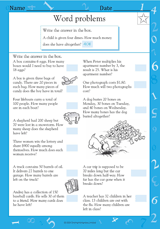 Choosing the Operation: Word Problems I