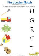 First Letter Match 3