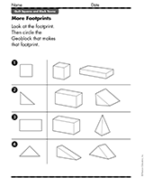 More Footprints: Match the Shape