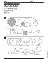 Match Shapes: What's My Rule?