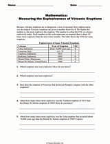 Mathematics: Measuring the Explosiveness of Volcanic Eruptions
